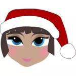 Boże Narodzenie Elf Anime wektor