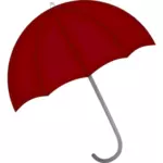 Donker rood paraplu vector illustraties