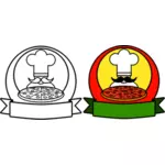 Dvojité pizza logo