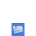 רקע כחול טקסט המסמך המחשב סמל גרפיקה וקטורית