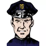 Policeman in portrait