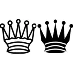 Королева шахмат кусок векторное изображение