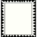 Ilustración de vector de símbolo de sello en blanco