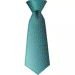 Vector tekening van vlekkerige groene stropdas
