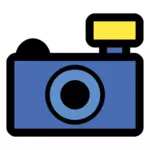 Amateur photography camera icon  vector clip art