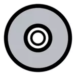 Monokrom CD vektor image