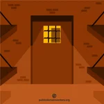 Innvendig fengsel celle