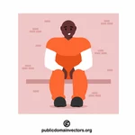 감옥에 갇힌 죄수