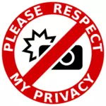 Merci de respecter ma vie privée