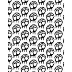 Clenched fist seamless pattern