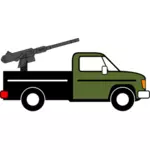 Fighting vehicle vector clip art