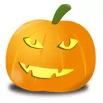 オレンジ色の幸せのかぼちゃベクトル クリップ アート