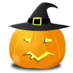 魔女のかぼちゃベクトル画像