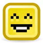 Laughing smiley vector icon