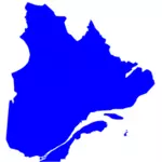 ケベックの地図