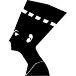 Königin Nefertiti silhouette