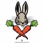 Kanin og gulrøtter