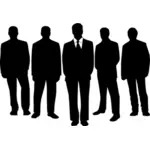 Men in black vector image