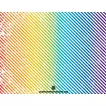 Diagonal rainbow stripes
