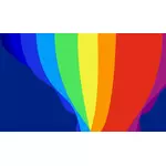 Rainbow abstrakt bakgrund vektor symbol