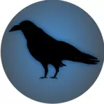 Raven icon vector image