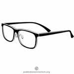 Reading glasses vector clip art