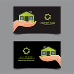 Real estate theme business card