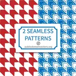 Two seamless patterns in vector format