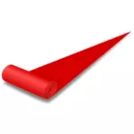 Dessin vectoriel de tapis rouge