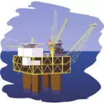 Graphiques vectoriels oil rig