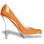 Vektorgrafikken kvinnens sko