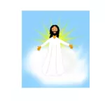 ישוע המשיח בתמונה וקטורית