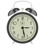 Clipart, klasyczny zegar z dzwon alarmowy