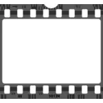 Vektorový obrázek prázdný filmový pás