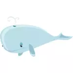 Animated blue whale
