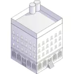 Block house vector image