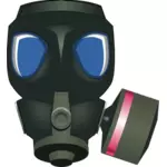 Gas mask vector image
