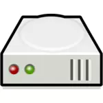 Pevném disku ikona vektorový obrázek
