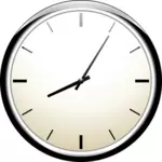 Analogue wall clock vector image