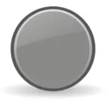 Серый блестящий кнопку векторные картинки