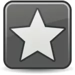Vector graphics of grayscale star icon