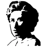 Rosa Luxemburg porträtt