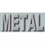 Metall logotyp