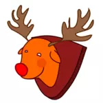 Imagen vectorial Rudolph Reindeer