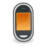 Touchscreen telefon mobil vector icon