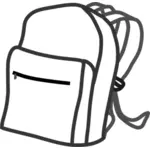Backpack vector image