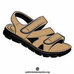 Sandal shoe clip art