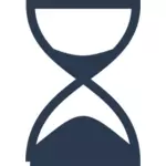 Simple hourglass vector drawing