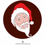 Grafica di Babbo Natale vector clip art