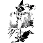 Posh scarecrow lady